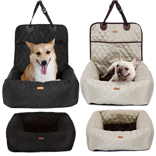 Folding Pet Car Seat Carrier