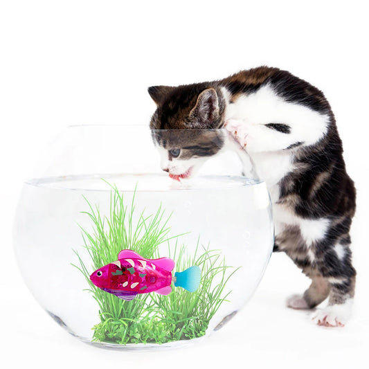 Electronic Swimming Fish Cat Toy