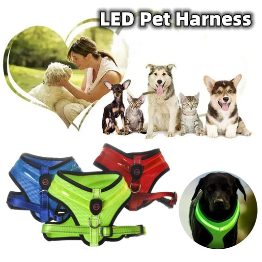 Luminous LED Dog Harness